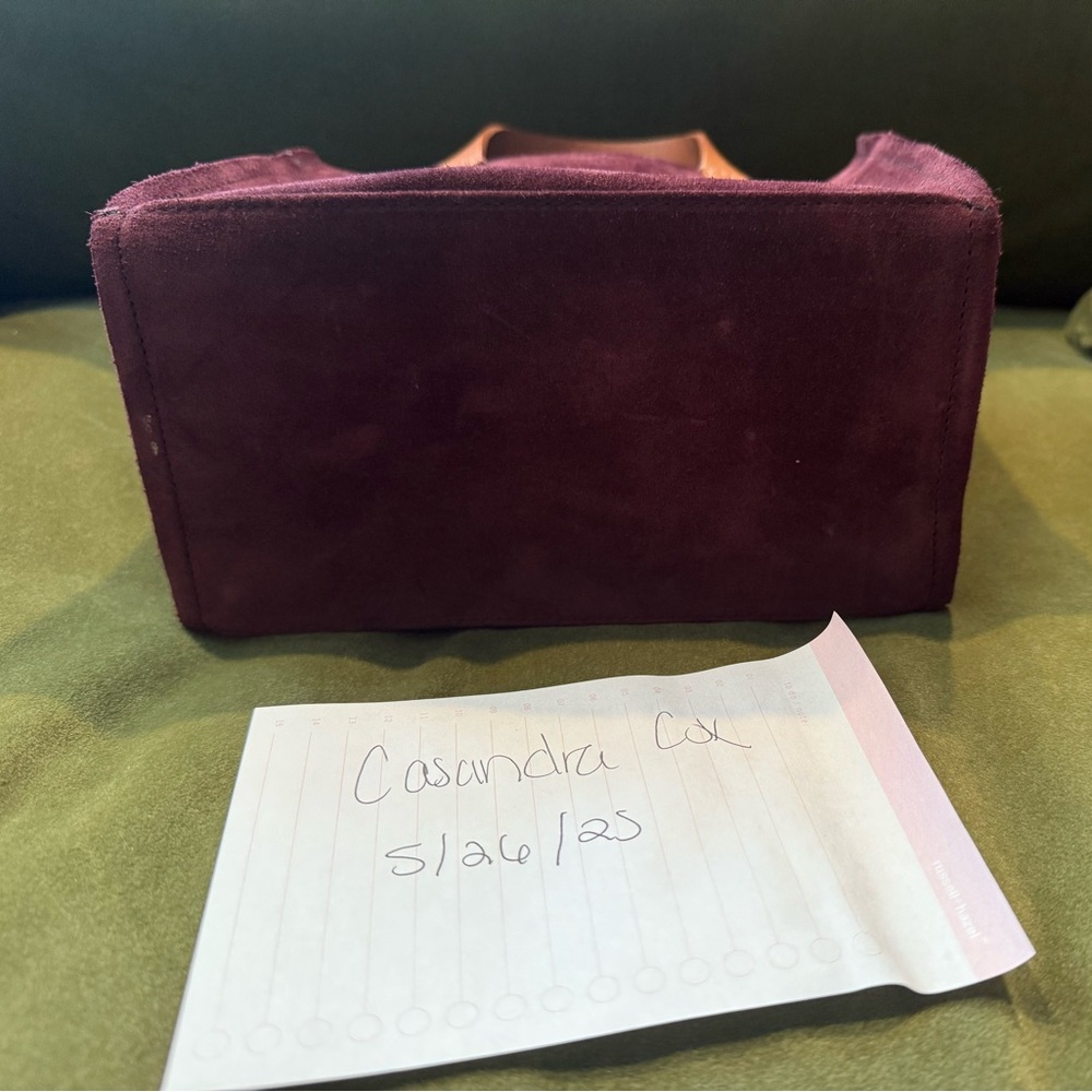 Parker Thatch Burgundy Suede Mini Mimi